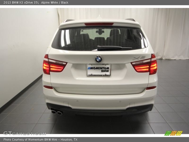 Alpine White / Black 2013 BMW X3 xDrive 35i