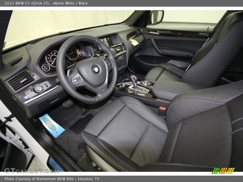 Alpine White / Black 2013 BMW X3 xDrive 35i