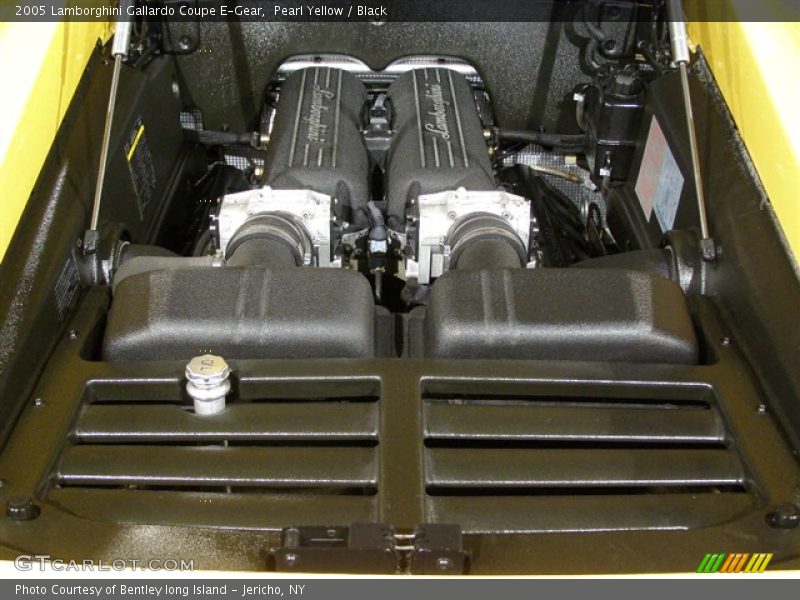 Pearl Yellow / Black 2005 Lamborghini Gallardo Coupe E-Gear