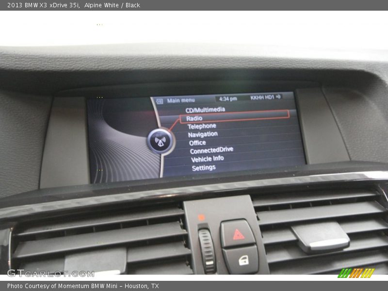 Alpine White / Black 2013 BMW X3 xDrive 35i