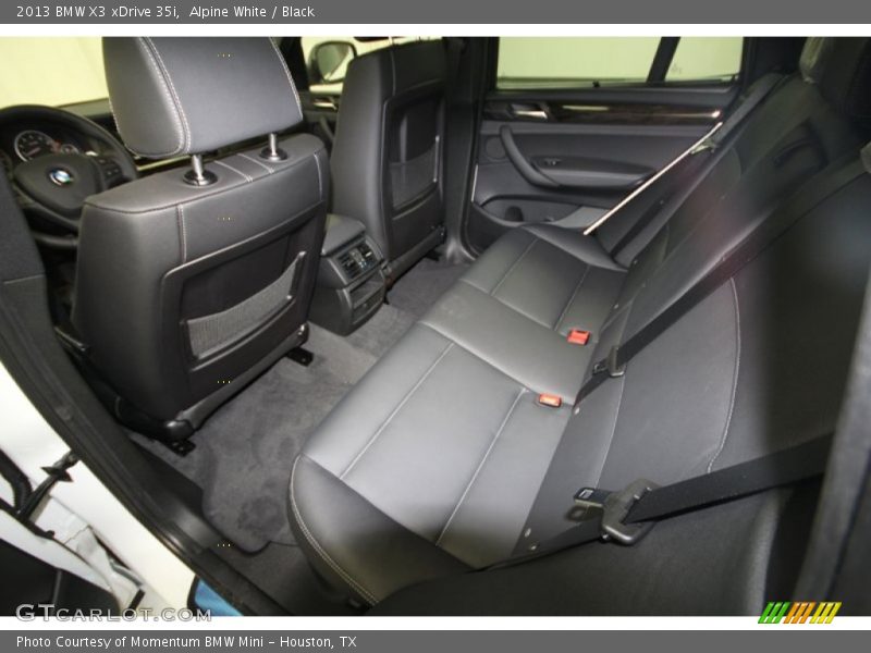 Alpine White / Black 2013 BMW X3 xDrive 35i