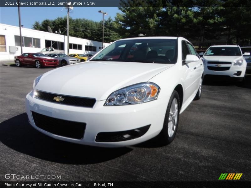 Summit White / Gray 2012 Chevrolet Impala LTZ