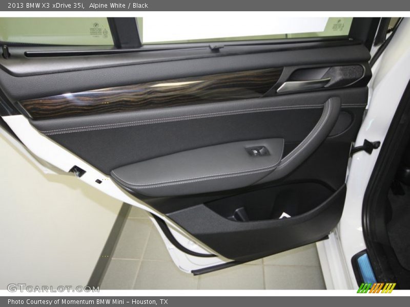 Alpine White / Black 2013 BMW X3 xDrive 35i