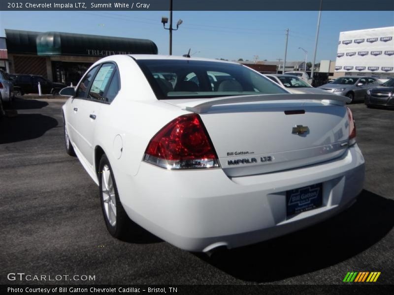 Summit White / Gray 2012 Chevrolet Impala LTZ