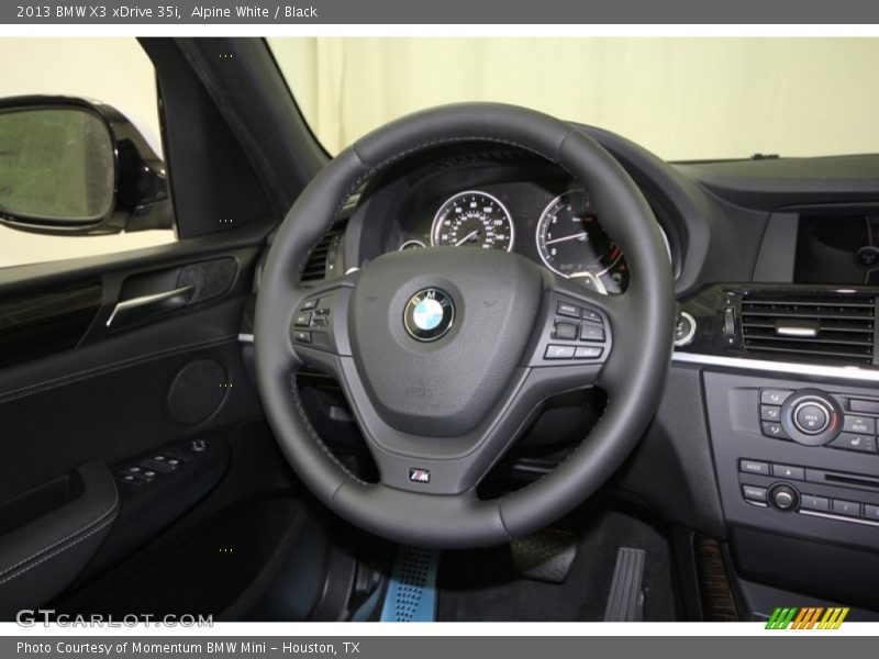 Alpine White / Black 2013 BMW X3 xDrive 35i