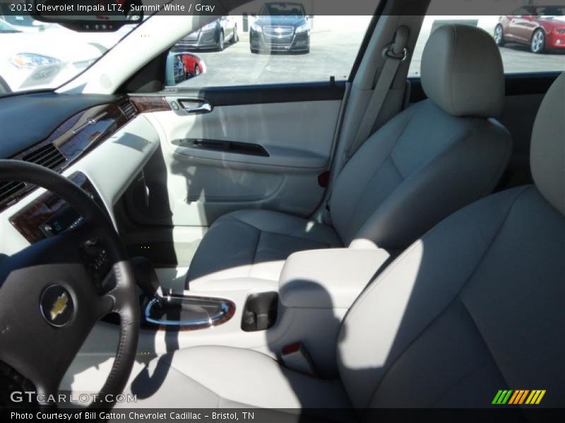 Summit White / Gray 2012 Chevrolet Impala LTZ