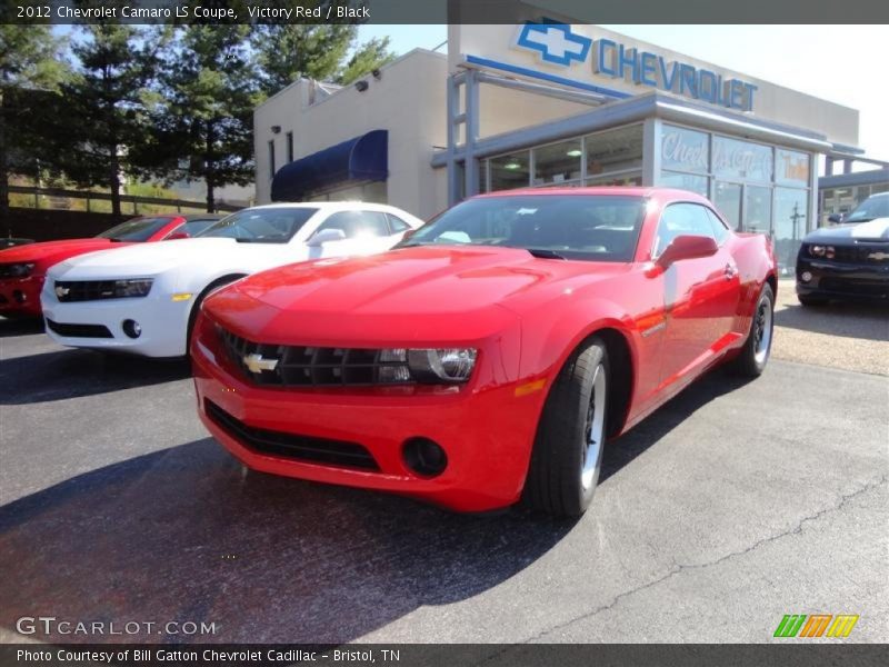 Victory Red / Black 2012 Chevrolet Camaro LS Coupe
