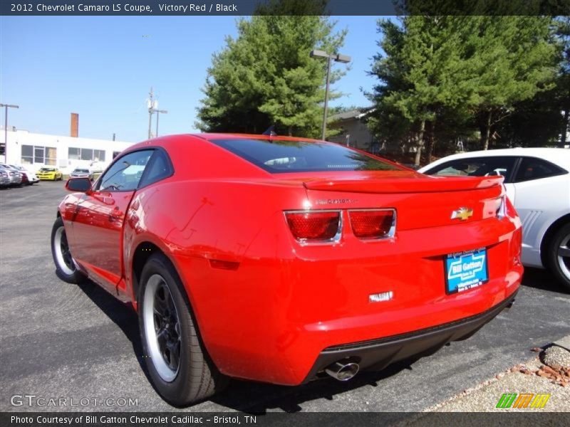 Victory Red / Black 2012 Chevrolet Camaro LS Coupe