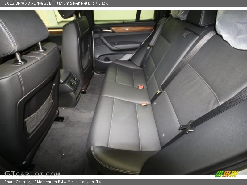 Titanium Silver Metallic / Black 2013 BMW X3 xDrive 35i