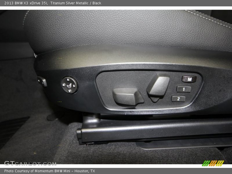 Titanium Silver Metallic / Black 2013 BMW X3 xDrive 35i