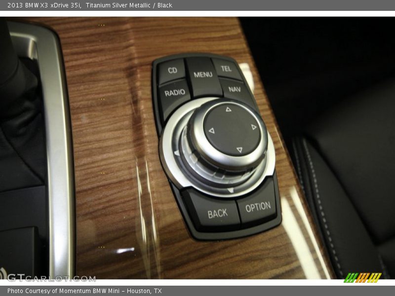 Titanium Silver Metallic / Black 2013 BMW X3 xDrive 35i