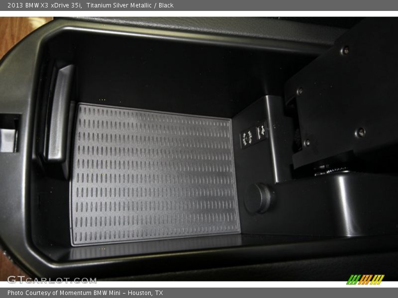 Titanium Silver Metallic / Black 2013 BMW X3 xDrive 35i