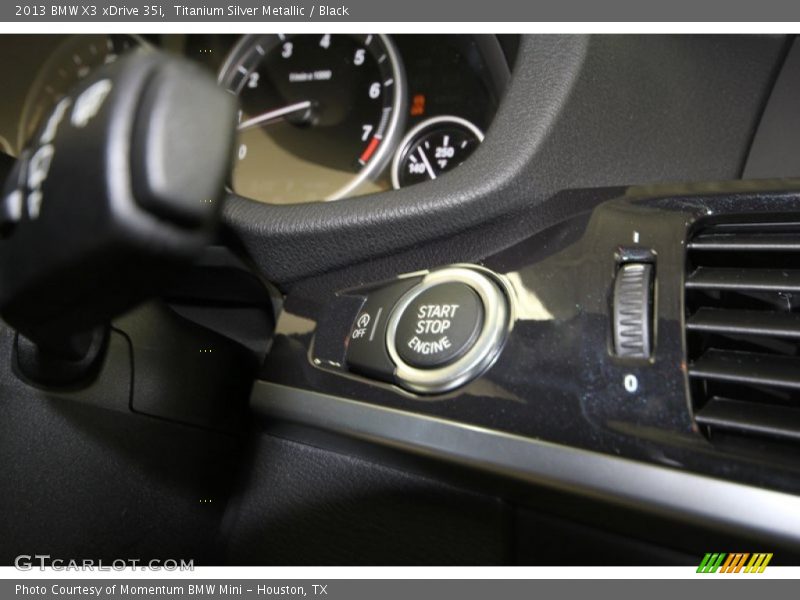Titanium Silver Metallic / Black 2013 BMW X3 xDrive 35i