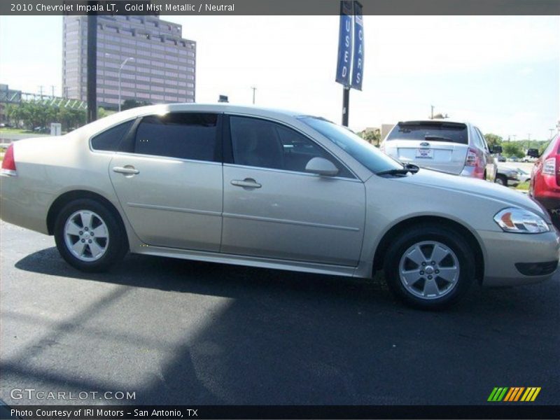 Gold Mist Metallic / Neutral 2010 Chevrolet Impala LT