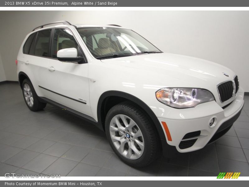 Alpine White / Sand Beige 2013 BMW X5 xDrive 35i Premium