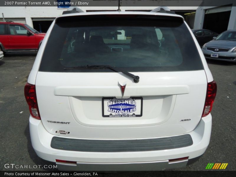 Bright White / Ebony 2007 Pontiac Torrent AWD