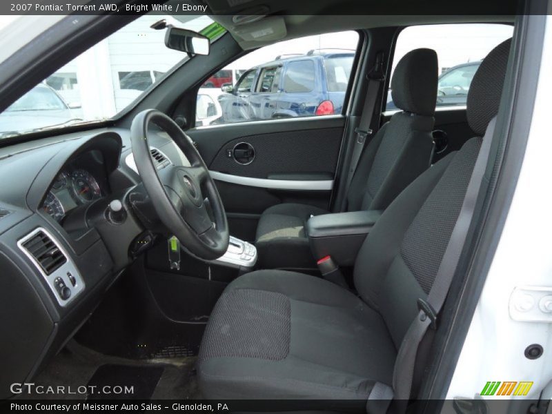 Bright White / Ebony 2007 Pontiac Torrent AWD