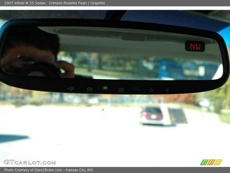 Crimson Roulette Pearl / Graphite 2007 Infiniti M 35 Sedan