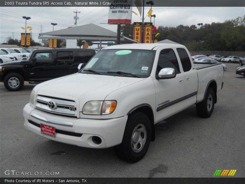Natural White / Gray 2003 Toyota Tundra SR5 Access Cab
