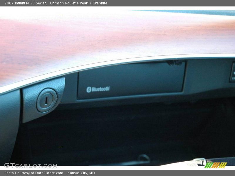 Crimson Roulette Pearl / Graphite 2007 Infiniti M 35 Sedan