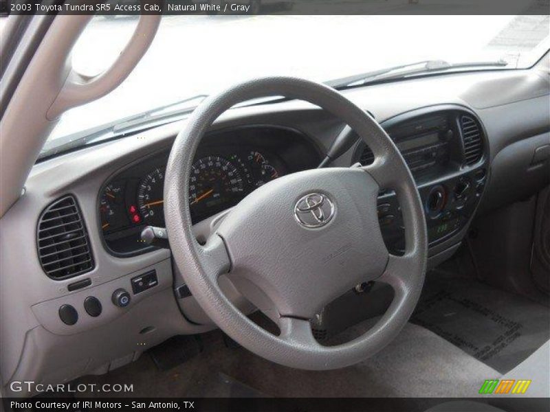 Natural White / Gray 2003 Toyota Tundra SR5 Access Cab