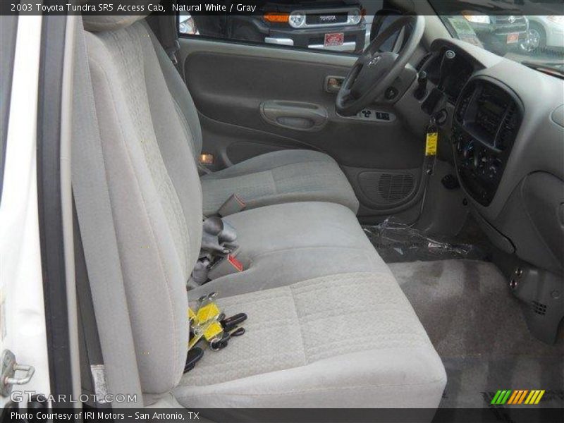 Natural White / Gray 2003 Toyota Tundra SR5 Access Cab