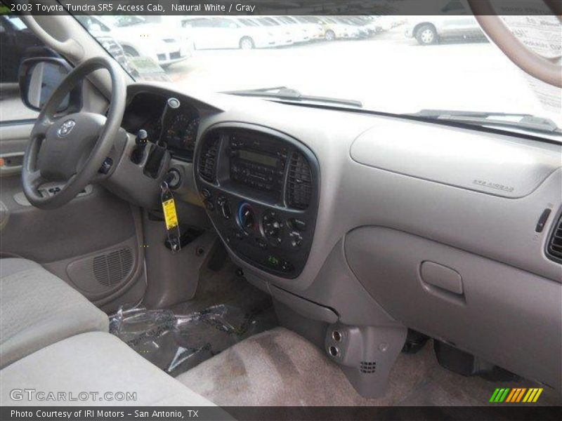Natural White / Gray 2003 Toyota Tundra SR5 Access Cab