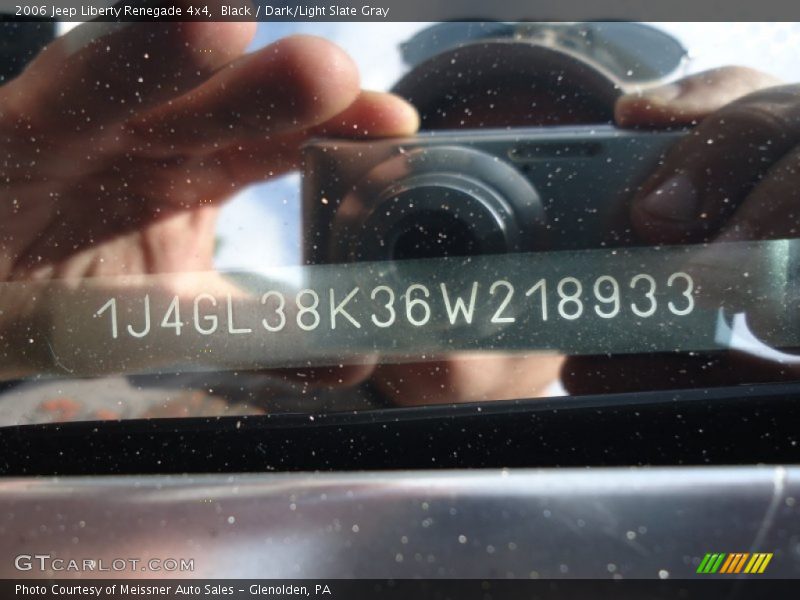 Black / Dark/Light Slate Gray 2006 Jeep Liberty Renegade 4x4