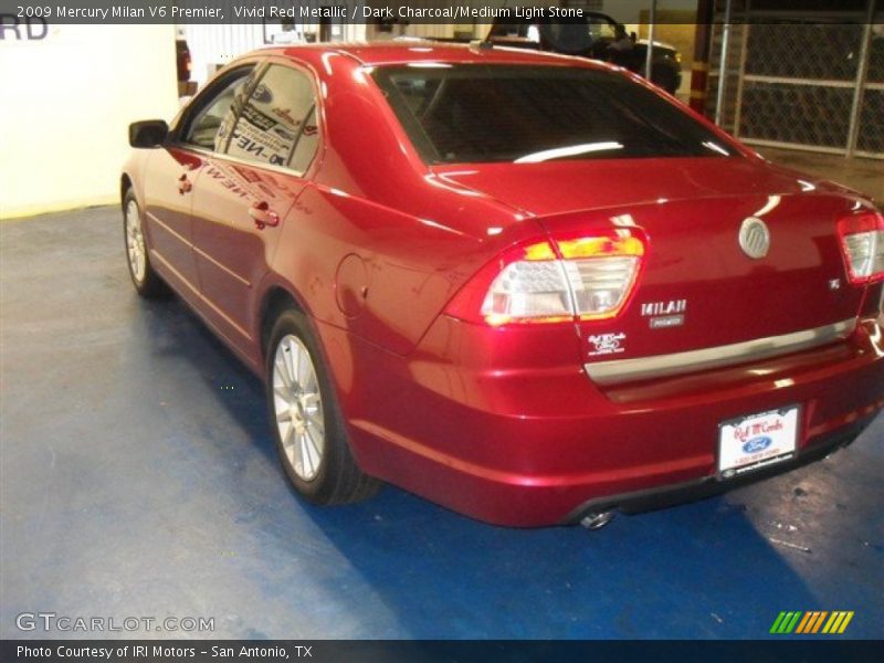 Vivid Red Metallic / Dark Charcoal/Medium Light Stone 2009 Mercury Milan V6 Premier