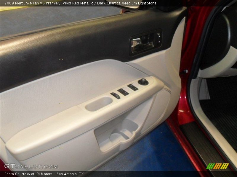 Vivid Red Metallic / Dark Charcoal/Medium Light Stone 2009 Mercury Milan V6 Premier