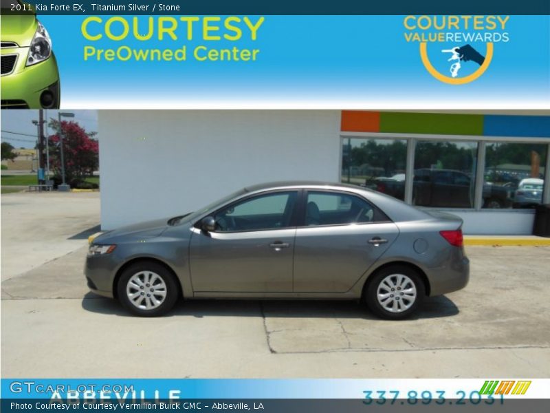 Titanium Silver / Stone 2011 Kia Forte EX