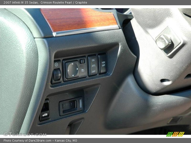 Crimson Roulette Pearl / Graphite 2007 Infiniti M 35 Sedan