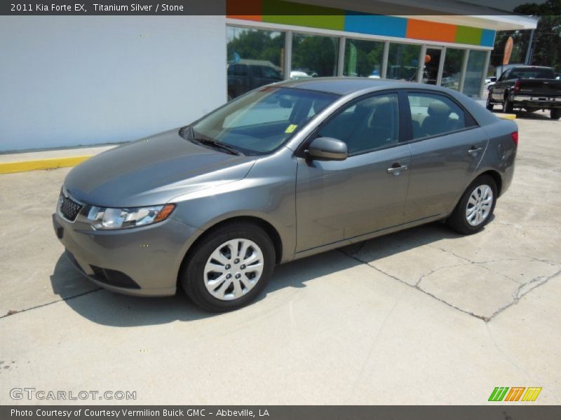 Titanium Silver / Stone 2011 Kia Forte EX