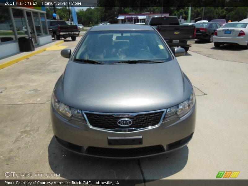 Titanium Silver / Stone 2011 Kia Forte EX