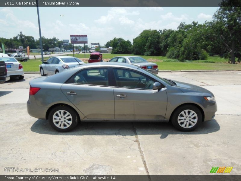 Titanium Silver / Stone 2011 Kia Forte EX