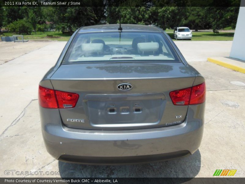 Titanium Silver / Stone 2011 Kia Forte EX