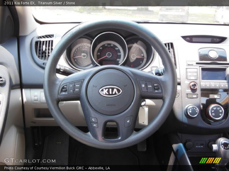 Titanium Silver / Stone 2011 Kia Forte EX