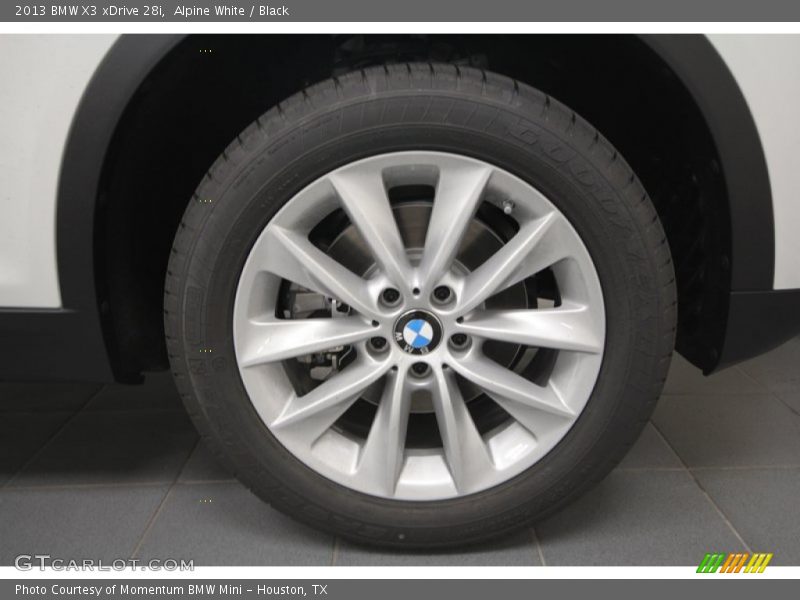 Alpine White / Black 2013 BMW X3 xDrive 28i