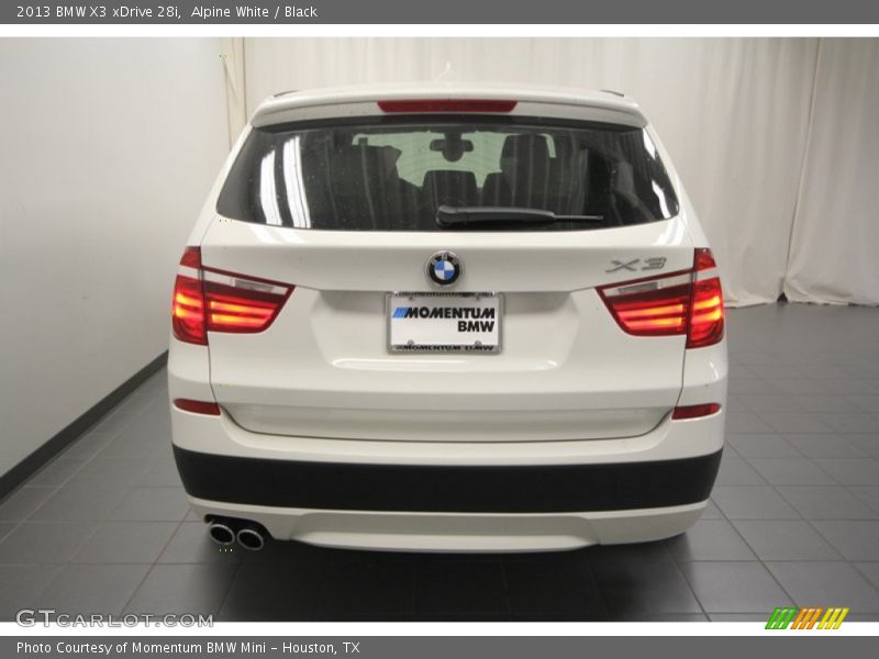 Alpine White / Black 2013 BMW X3 xDrive 28i