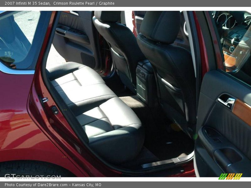 Crimson Roulette Pearl / Graphite 2007 Infiniti M 35 Sedan