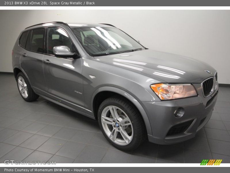 Space Gray Metallic / Black 2013 BMW X3 xDrive 28i