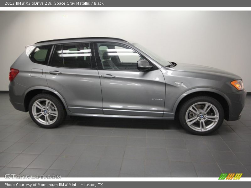 Space Gray Metallic / Black 2013 BMW X3 xDrive 28i