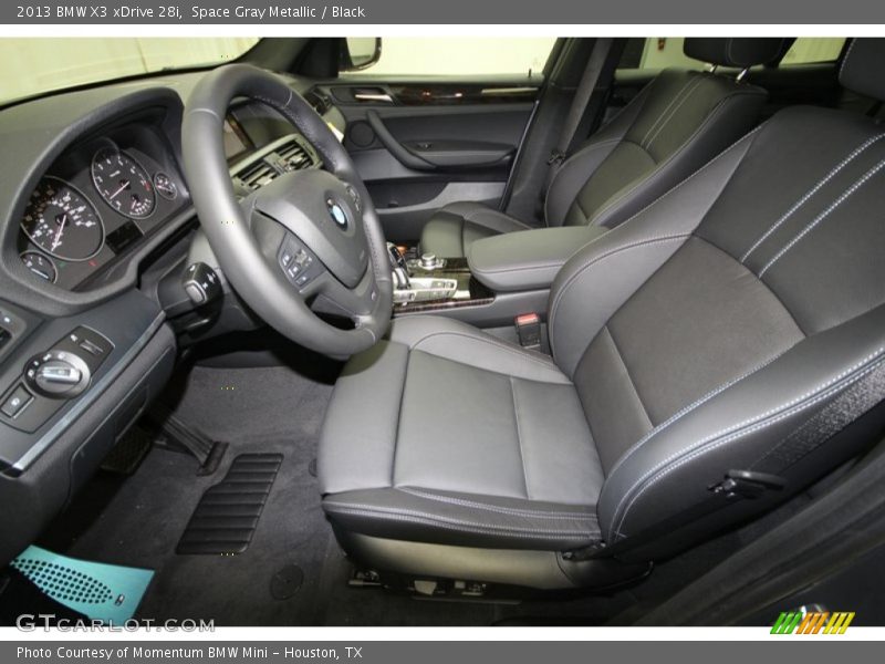 Space Gray Metallic / Black 2013 BMW X3 xDrive 28i