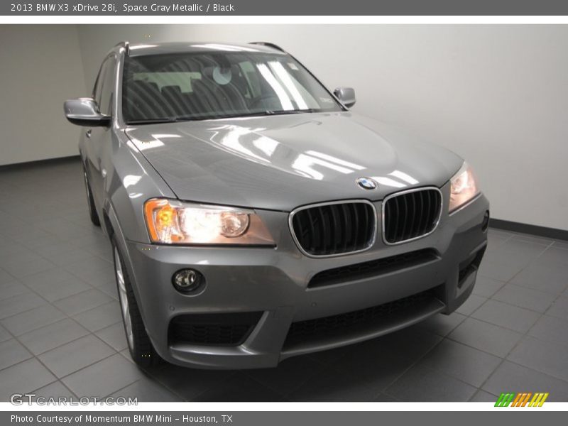 Space Gray Metallic / Black 2013 BMW X3 xDrive 28i
