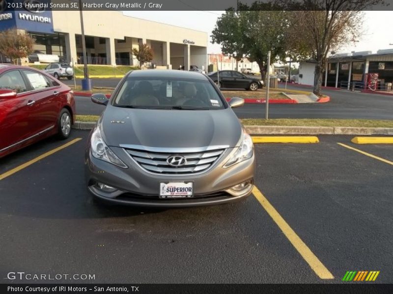 Harbor Gray Metallic / Gray 2013 Hyundai Sonata SE