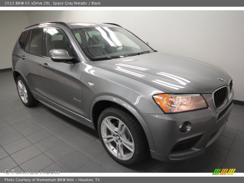 Space Gray Metallic / Black 2013 BMW X3 xDrive 28i