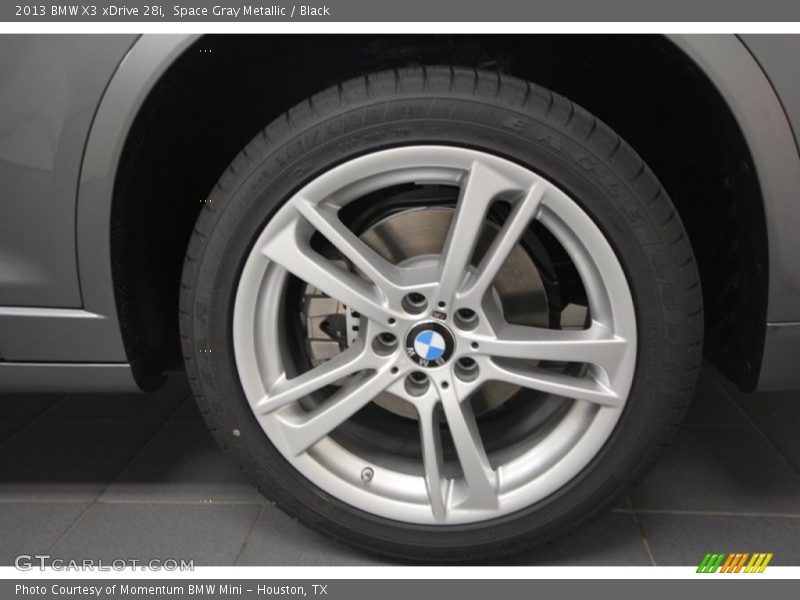 Space Gray Metallic / Black 2013 BMW X3 xDrive 28i
