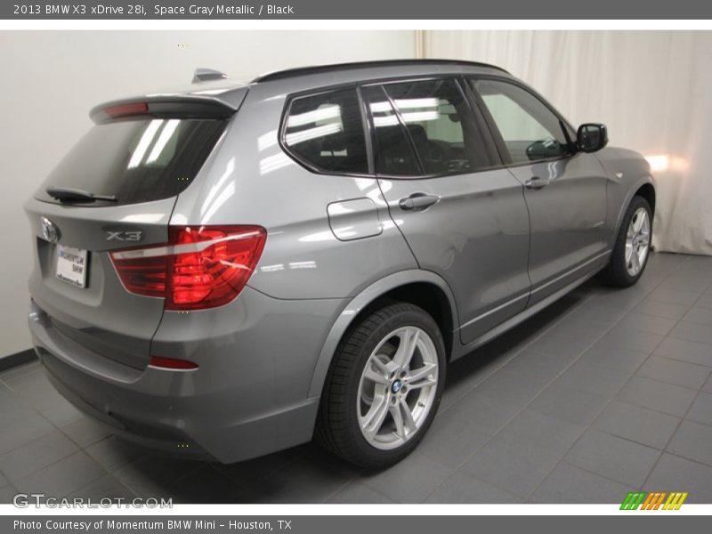 Space Gray Metallic / Black 2013 BMW X3 xDrive 28i