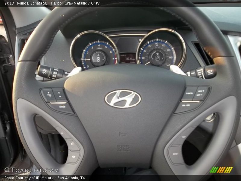 Harbor Gray Metallic / Gray 2013 Hyundai Sonata SE