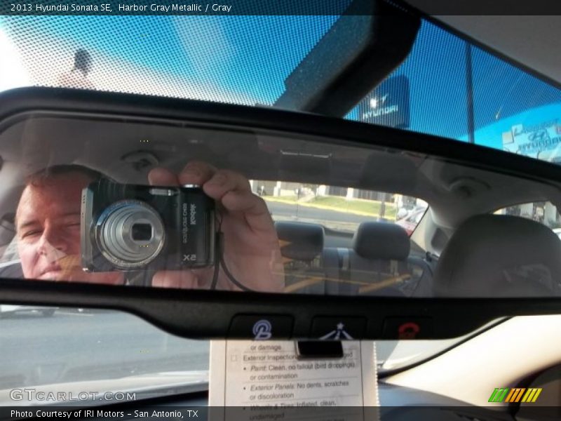 Harbor Gray Metallic / Gray 2013 Hyundai Sonata SE